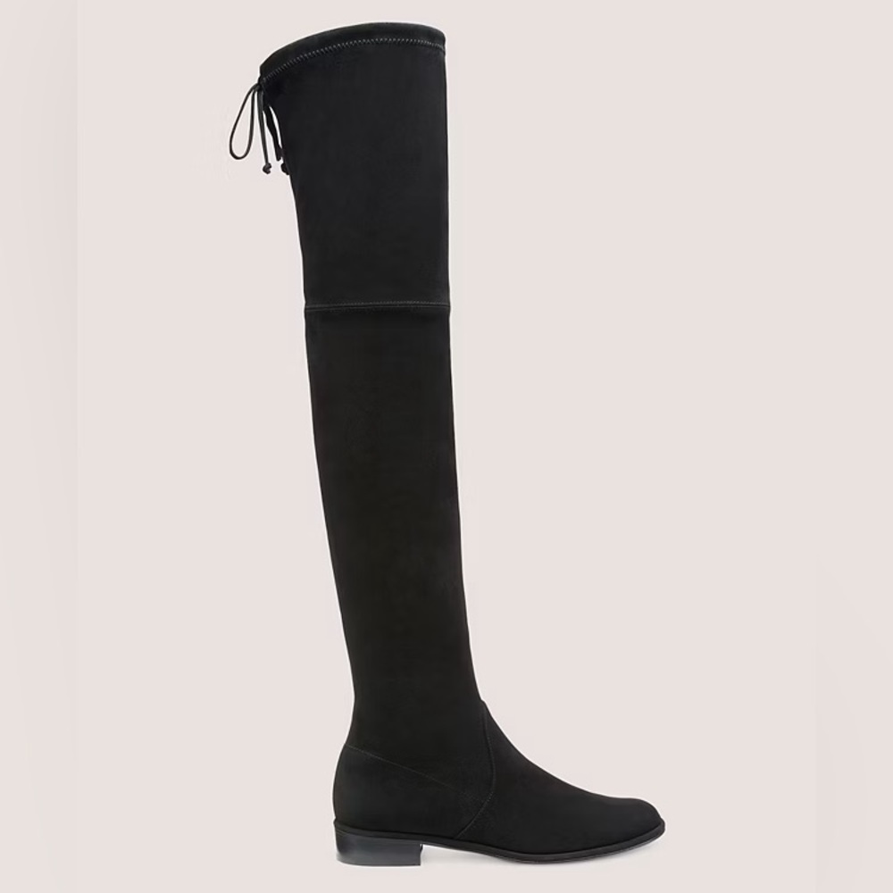 Stuart Weitzman Lowland Black Suede boots